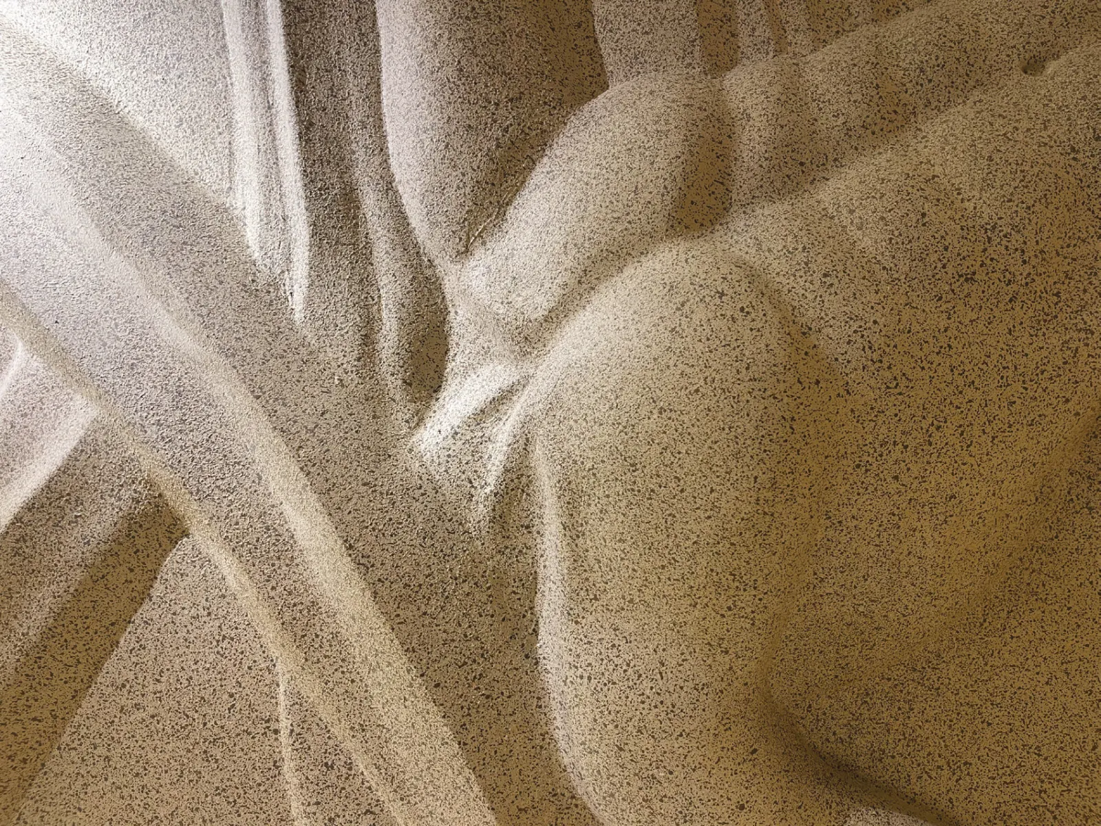 Organic fiberglass sculpted surface